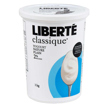 Image of Liberte Plain Yogurt 2% 2-Pack - 2 x 1000 Grams